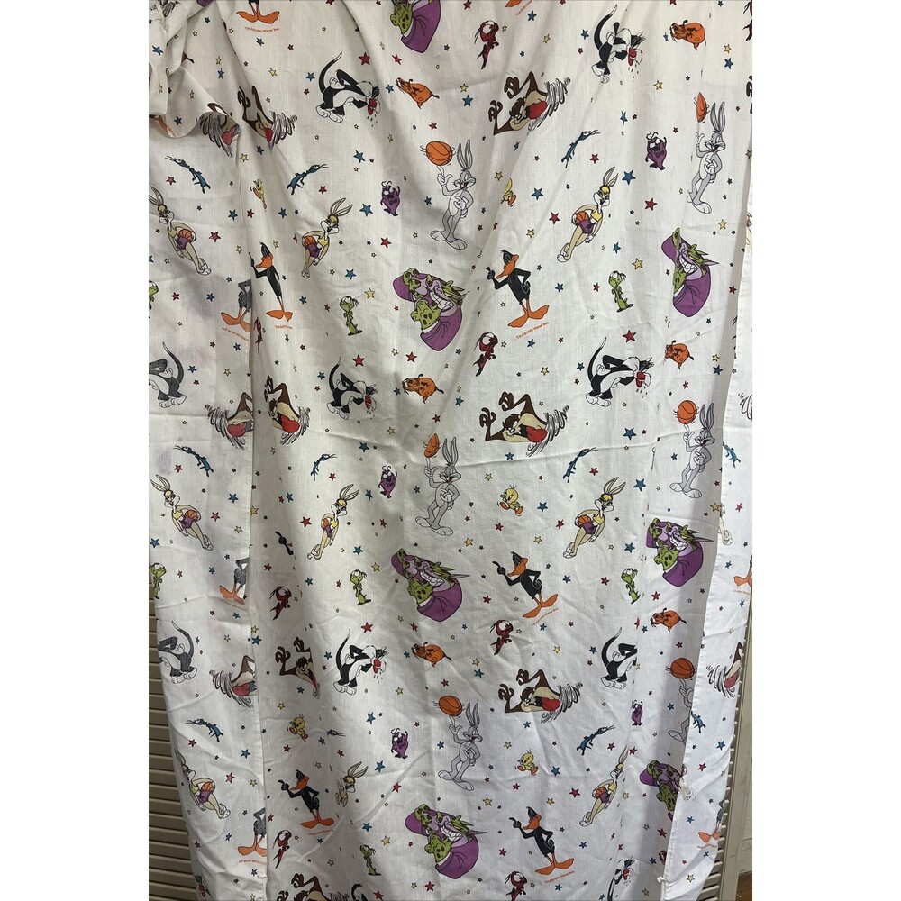Twin Fitted Sheet Space Jam Looney Tunes 1996 No Stains